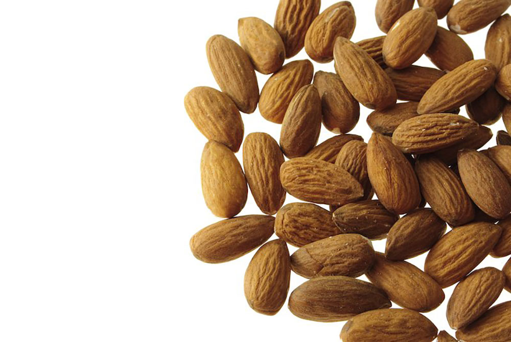 Photo of almonds sourced and supplied by The Greater Goods food consultants and brokers